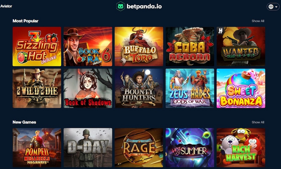 BetPanda - Bitcoin Casinos UK