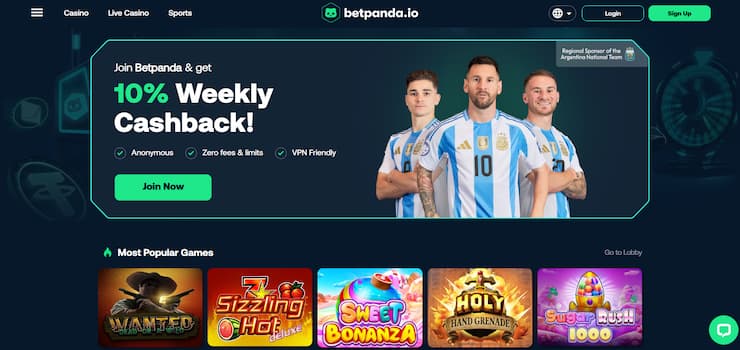 Betpanda XRP Betting Site