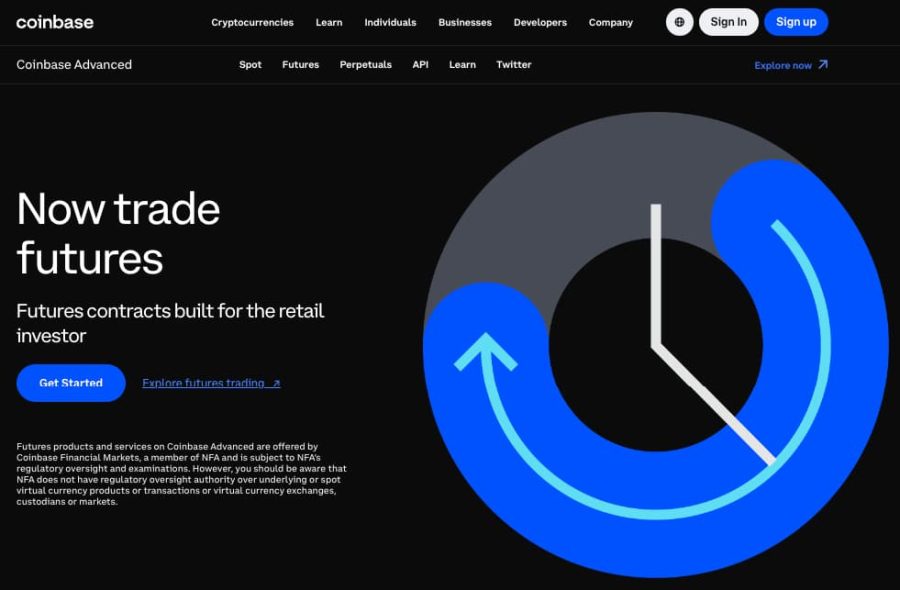 Coinbase - Best Crypto Futures Trading Platforms
