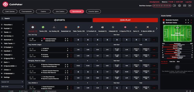 Crypto Sports Betting at CoinPoker