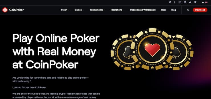 CoinPoker - Bitcoin Casino in UK