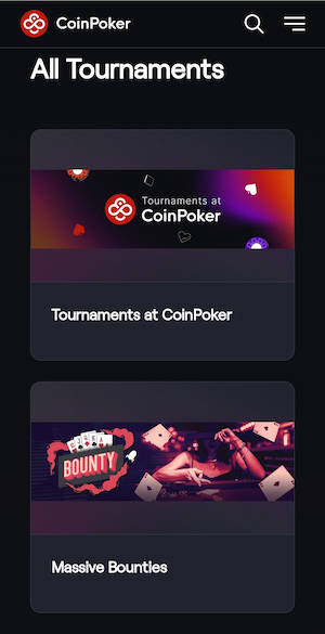 CoinPoker Tournaments