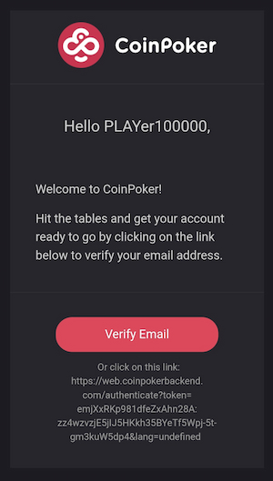 CoinPoker Verification