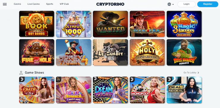 Cryptorino Dogecoin Casino