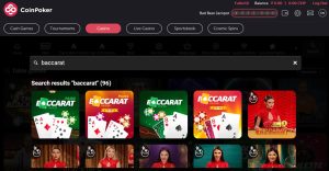 CoinPoker Bitcoin Baccarat