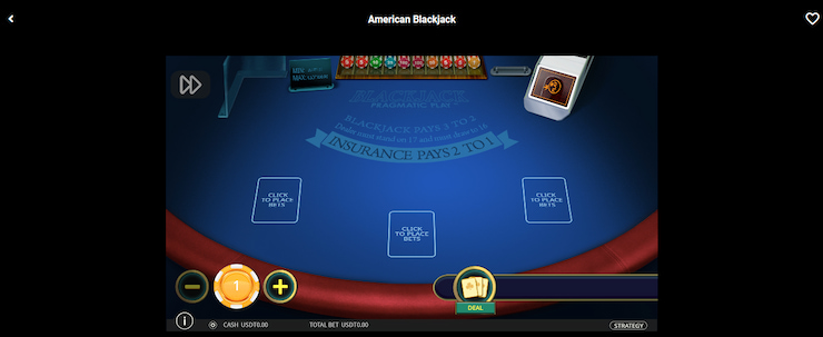 American ETH Blackjack