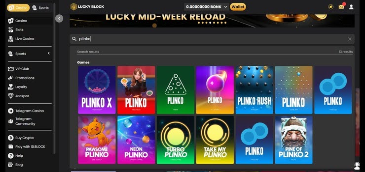 Plinko gambling