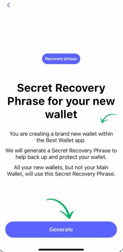 Best Wallet recovery phrase