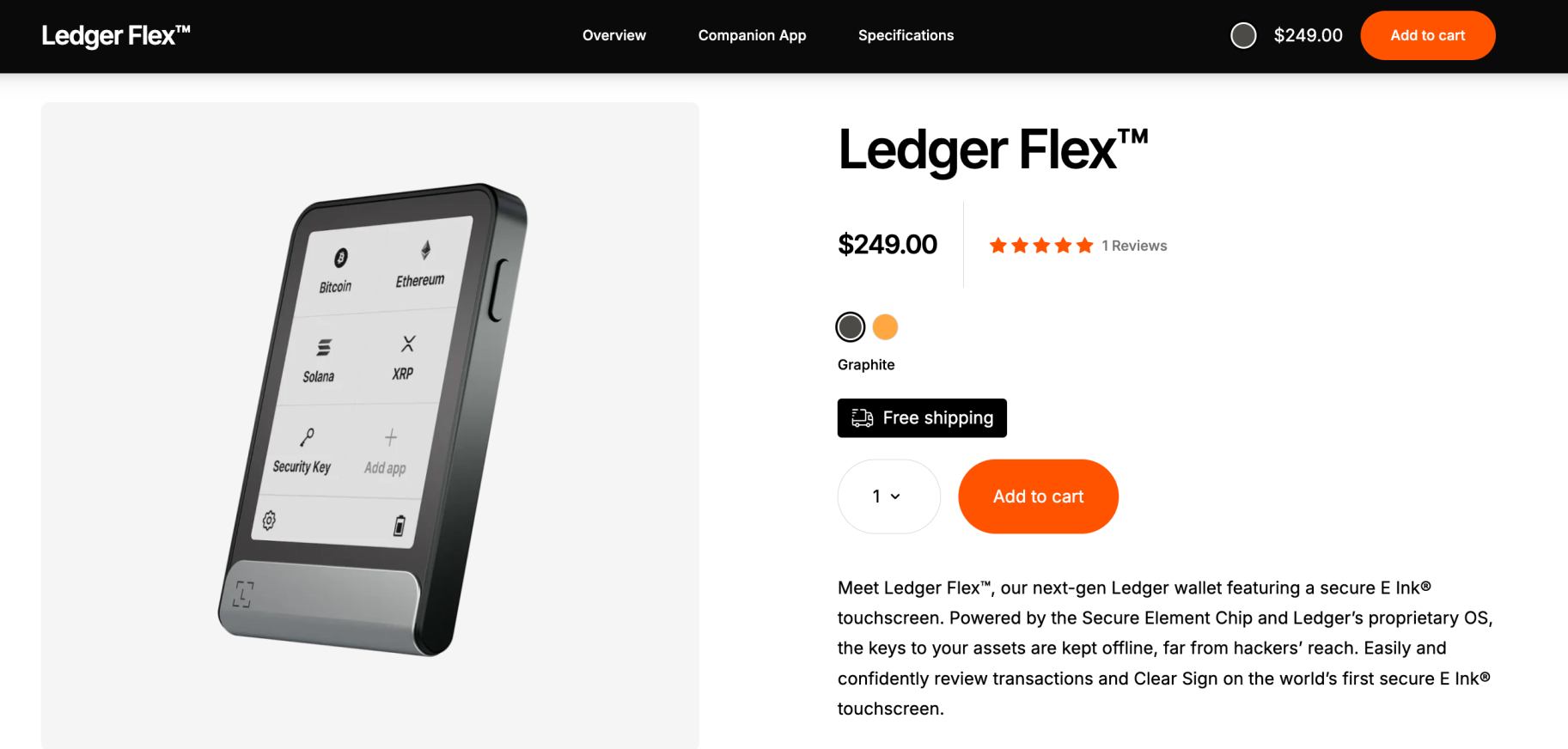 Ledger Flex