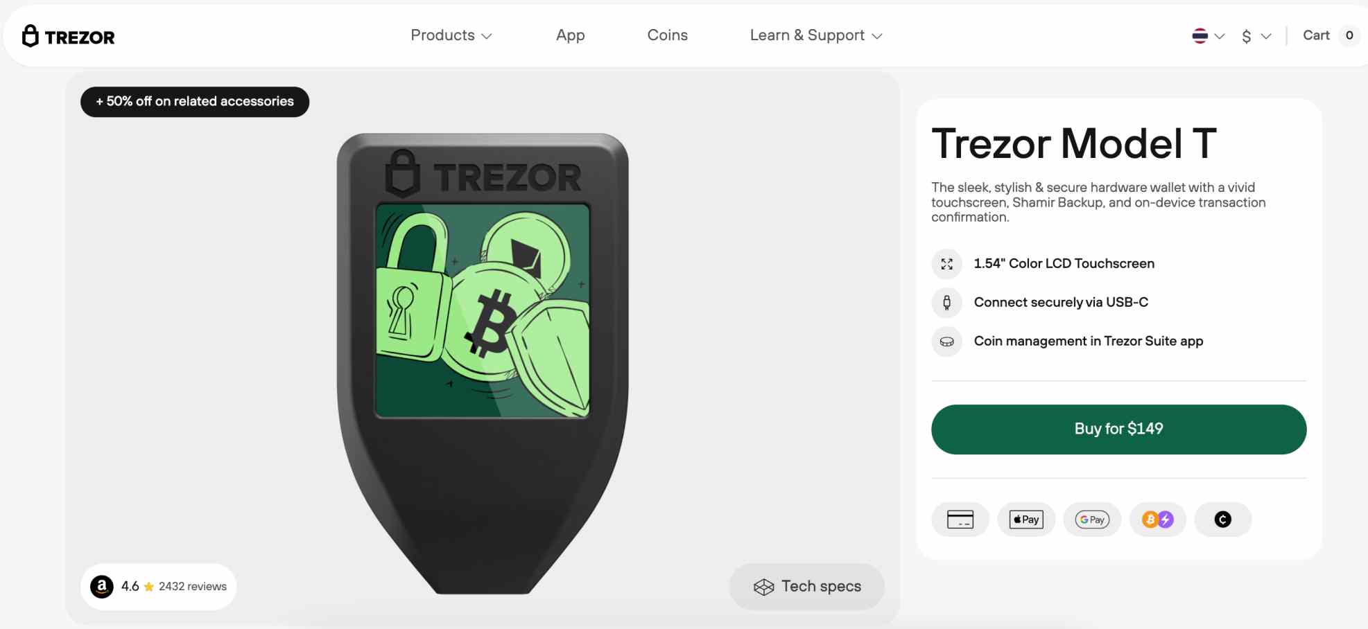 Trezor T