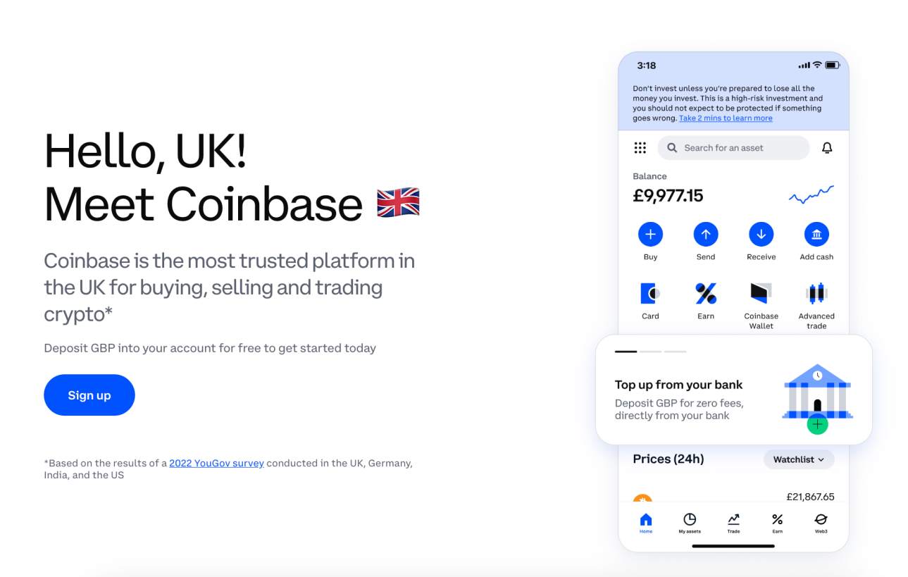 Coinbase UK review 