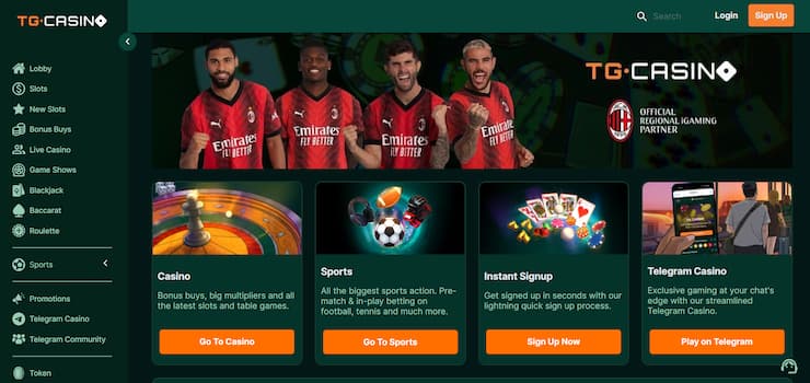 TG Casino Australian Bitcoin Casino