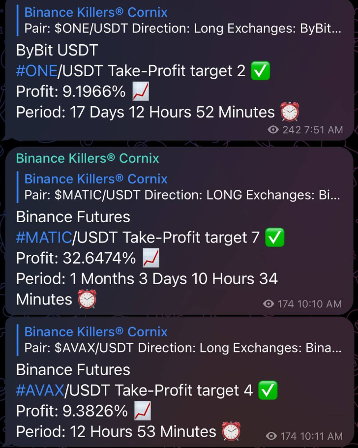 binance killers cornix