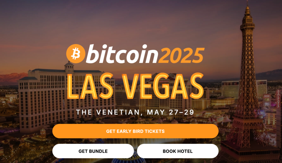 Bitcoin 2025 may just coincide with the peak of the bull run; head to The Venetian on May 27–29 in Vegas to find out!