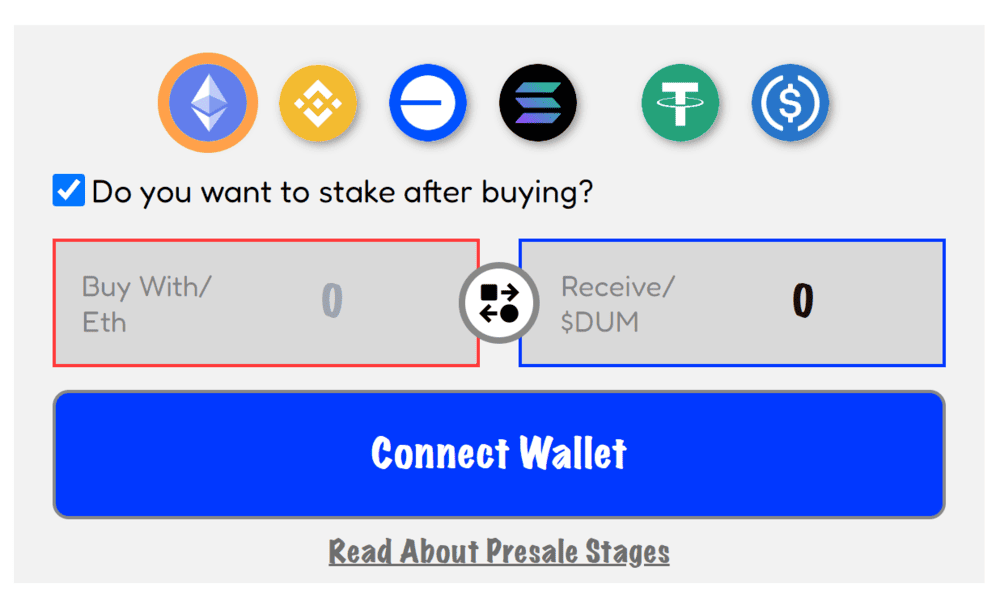 FreeDum Fighters Presale Connect Wallet