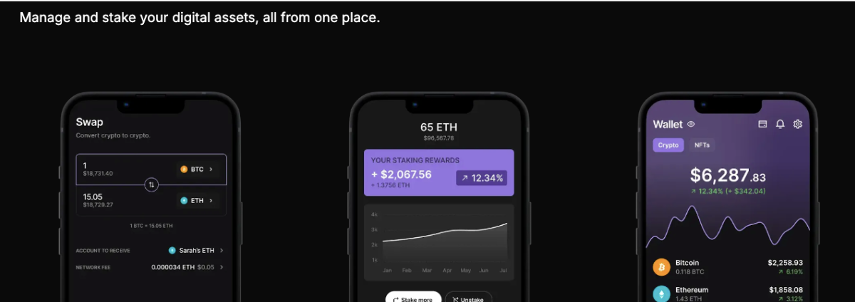 Ledger Stax App Interface