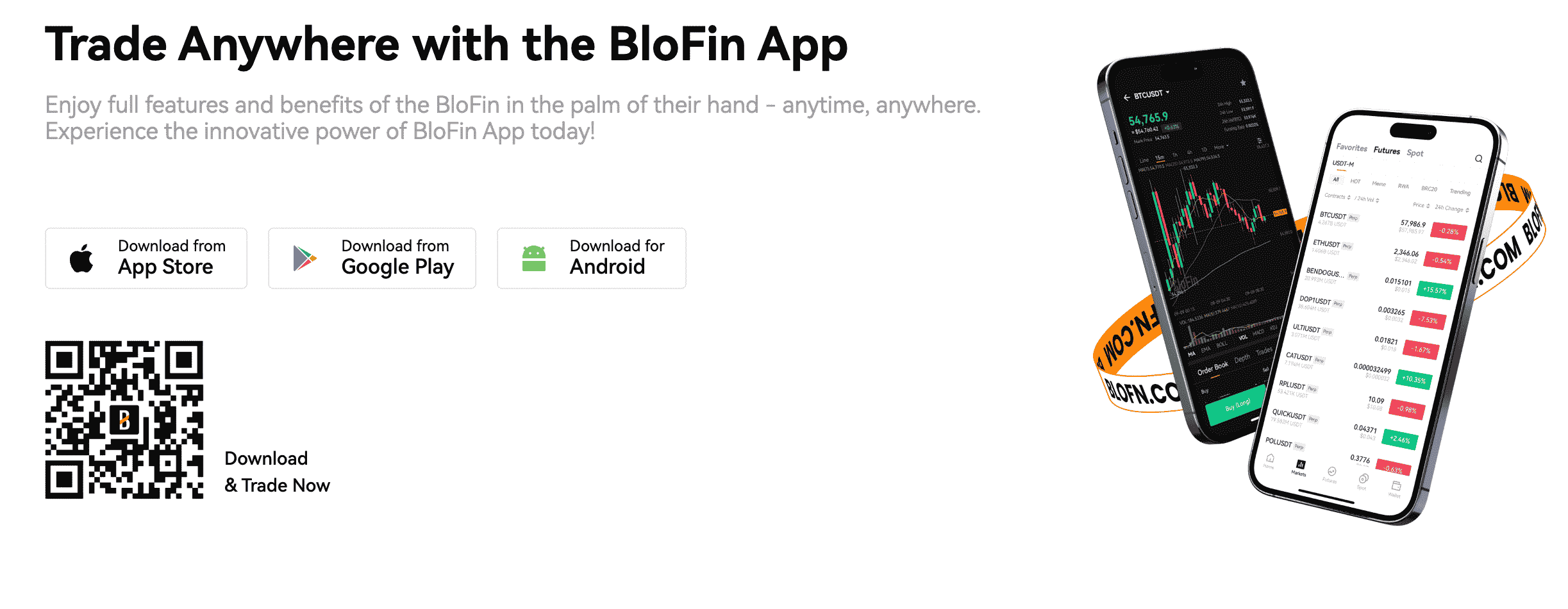 BloFin mobile app