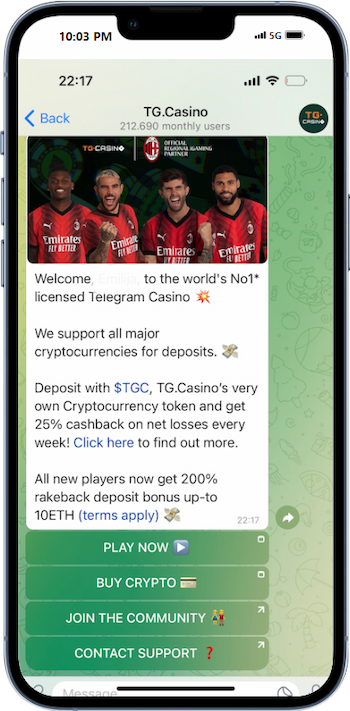 Telegram Casino