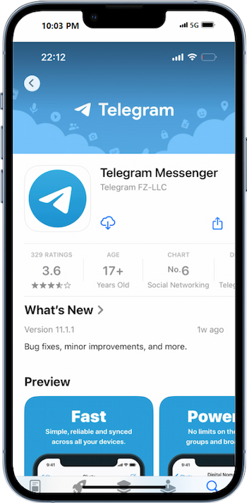 Step 1: Download Telegram