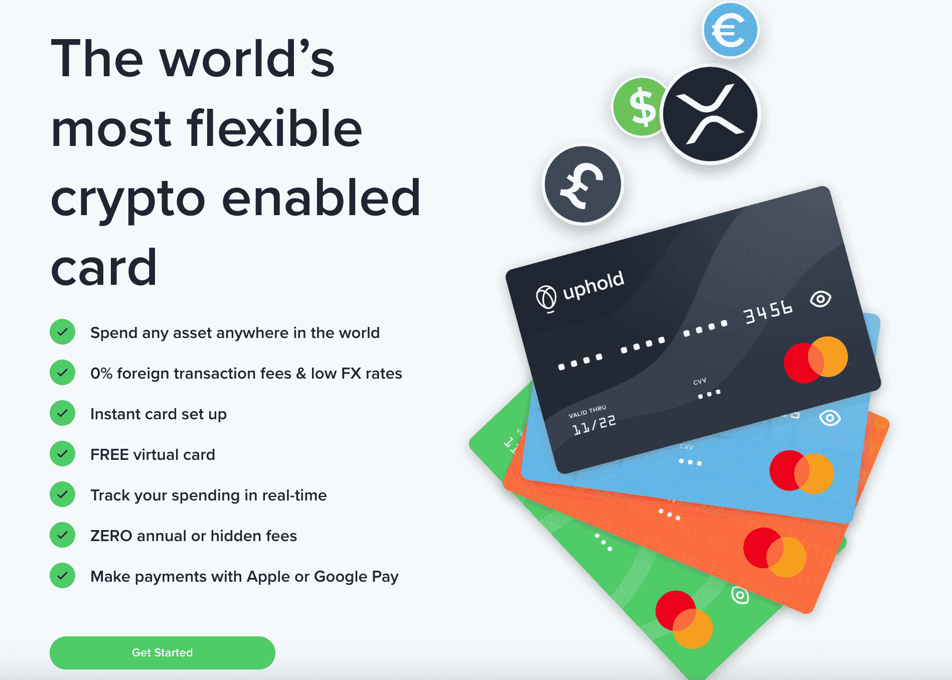 Uphold flexible card